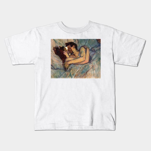 Anne Lister & Ann Walker + Henri de Toulouse Lautrec Kids T-Shirt by CriSan